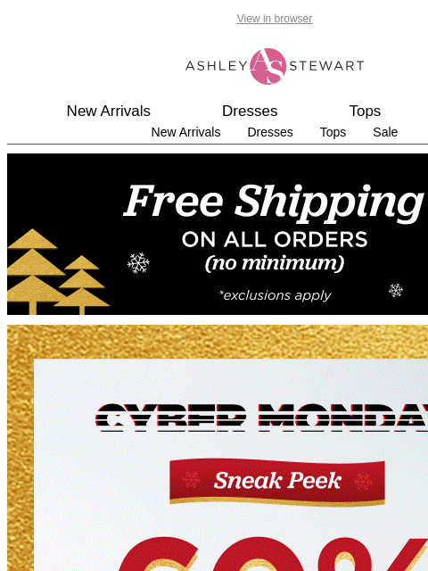 ashleystewart newsletter: 60% OFF SITEWIDE (NEW + CLEARANCE)