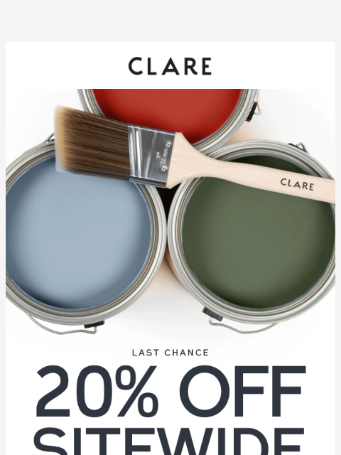 clare newsletter: This is your friendly “add to cart” reminder