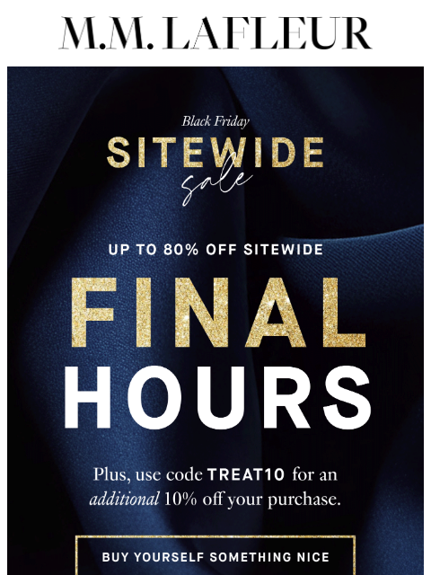 mmlafleur newsletter: 48 HRS TO GO: Save Up to 80%