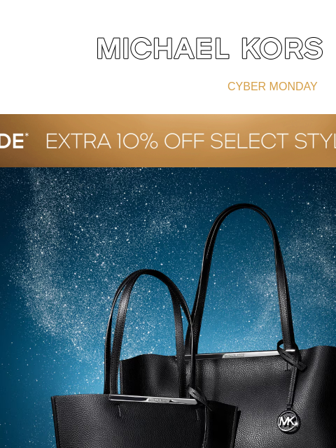 michaelkorsmail newsletter: Shop Cyber Monday Early For Major Deals