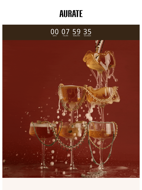 auratenewyork newsletter: LAST CALL FOR 30% OFF 🍾