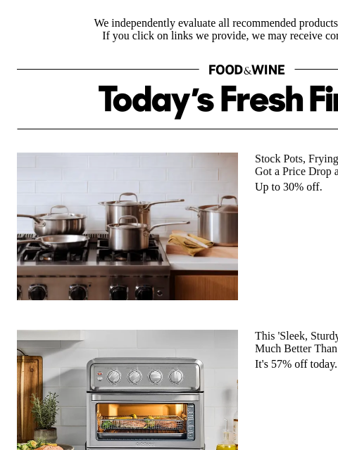 foodandwine newsletter: Ditch Your Plastic Air Fryer — This Stainless Stee...