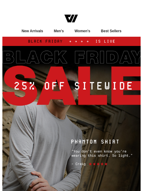 wolaco newsletter: Hurry, 25% off all race-ready gear ends tomorrow!