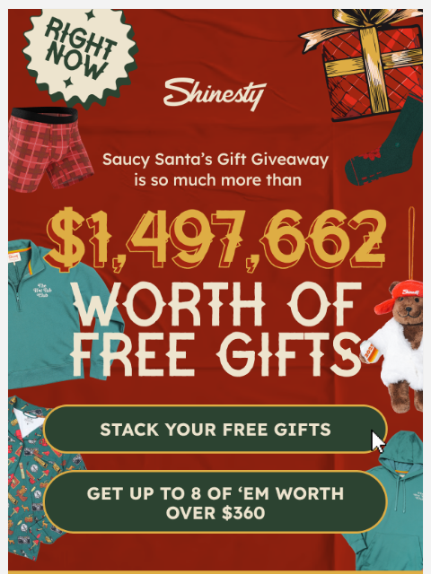 shinesty newsletter: hey, Black Friday weekend is coming to a close.