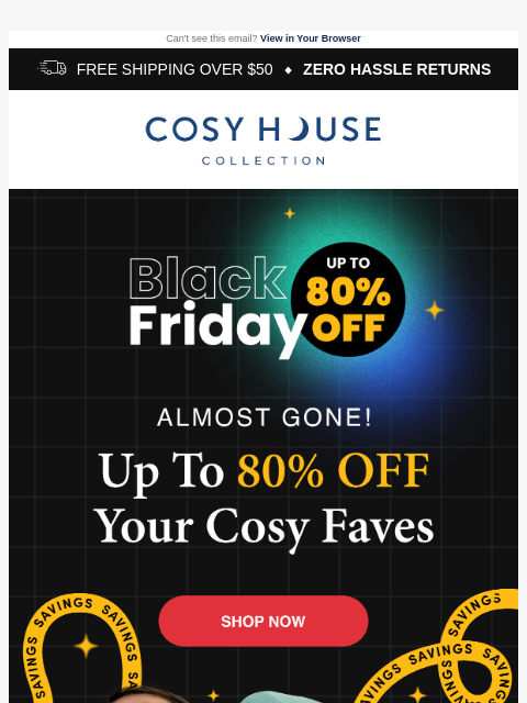 cosyhousecollection newsletter: ⏳ 24 HOURS LEFT - 80% OFF (Last Call!)