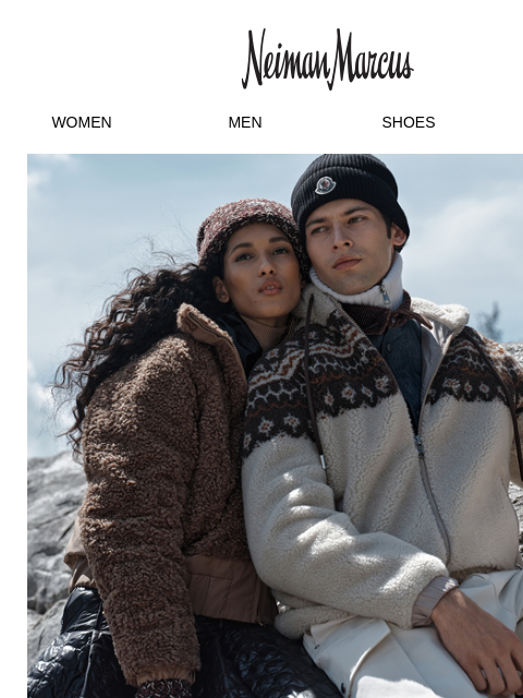 neimanmarcus newsletter: Moncler’s latest slope-to-city collection
