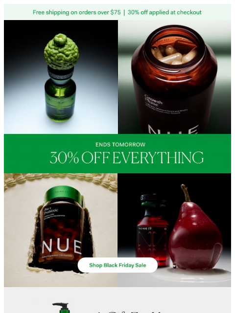 thenueco newsletter: Before our offer ends tomorrow...