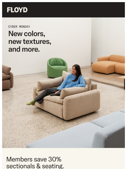 floydhome newsletter: New textures, new colors