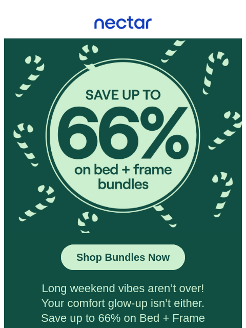 nectarsleep newsletter: Wake up to better🌞: Save up to 66% on Bundles 🛌�...