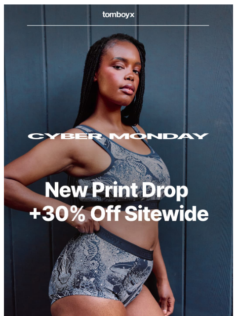tomboyx newsletter: Another New Print +30% Off