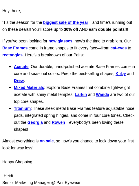 paireyewear newsletter: Don't miss out, friend—these fan faves are running...