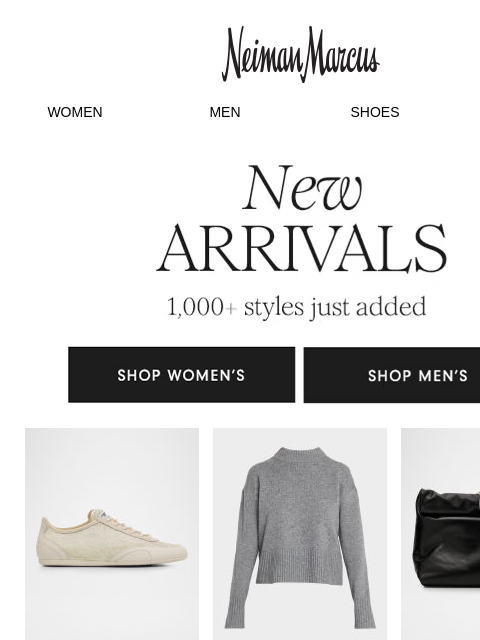 neimanmarcus newsletter: Quiet luxury for gatherings, city walks, late nigh...