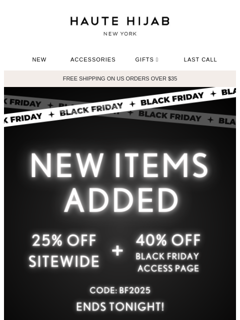 hautehijab newsletter: 🚨 NEW ITEMS ADDED TO SALE!