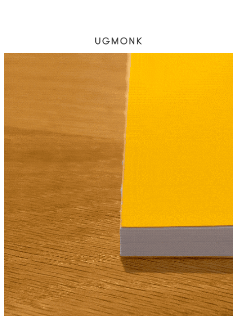 ugmonk newsletter: New Layflat Notebooks – $14.40 today