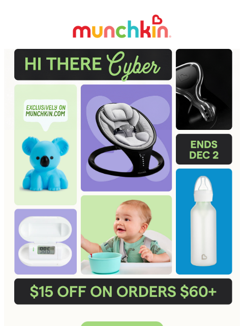 munchkin newsletter: Say Hello to Cyber Savings