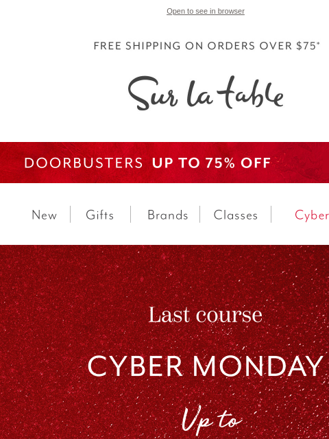surlatable newsletter: 🔥 Hot Deals: Le Creuset, Breville and more!