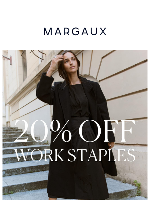 margauxny newsletter: LAST CHANCE for work shoes on sale