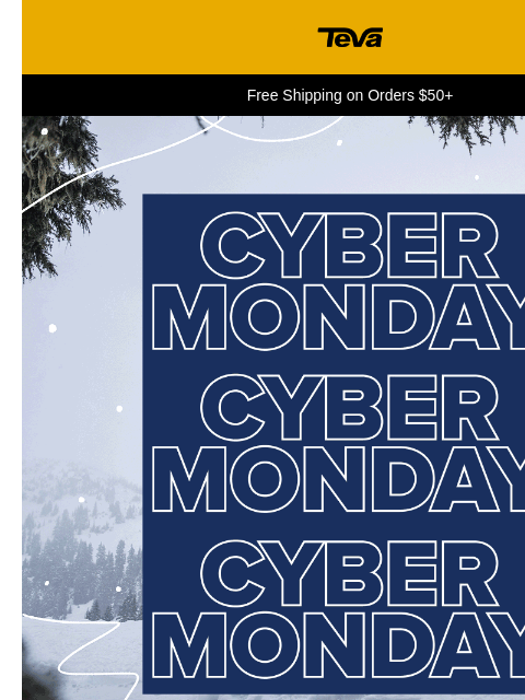 teva newsletter: 🚨🚨IT’S CYBER MONDAY 🚨🚨