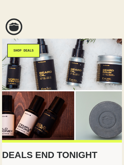 beardbrand newsletter: Final Day for Black Friday/Cyber Monday Deals