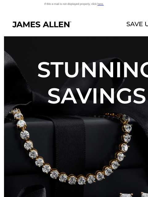 jamesallen newsletter: Up to 50% Off*: Cyber Monday Starts Now