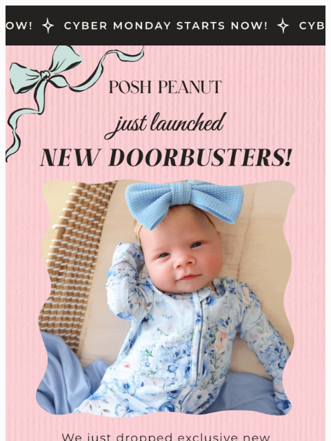 poshpeanut newsletter: ✨ NEW $25 Doorbusters + 30% OFF SITEWIDE ✨