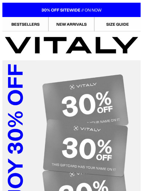 vitalydesign newsletter: Our Best Sale Of The Year