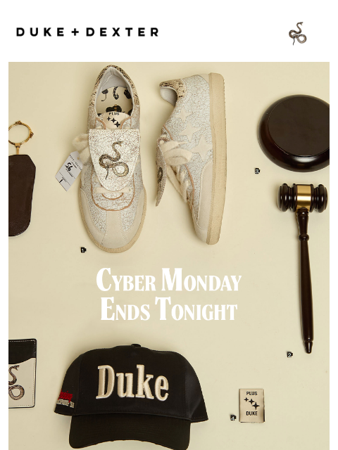 dukeanddexter newsletter: Up To 60% Off Ends At Midnight
