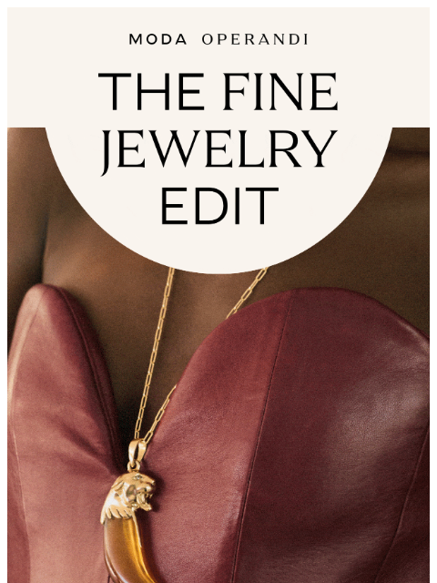 modaoperandi newsletter: 24 karat magic