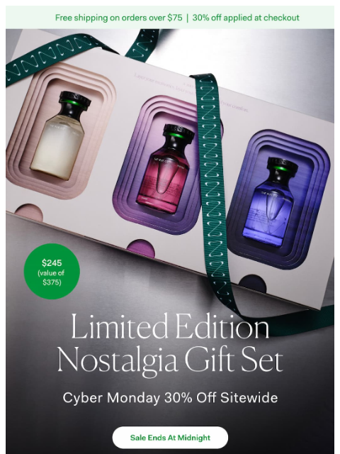 thenueco newsletter: Limited Edition Nostalgia Gift Set 🎁