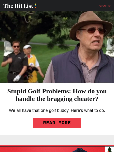golfdigest newsletter: How to handle a bragging cheater