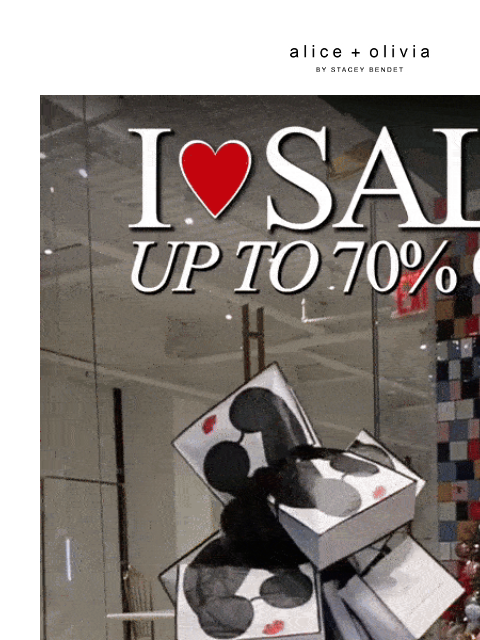 aliceandolivia newsletter: Cyber Monday Is Here! Up to 70% Off!