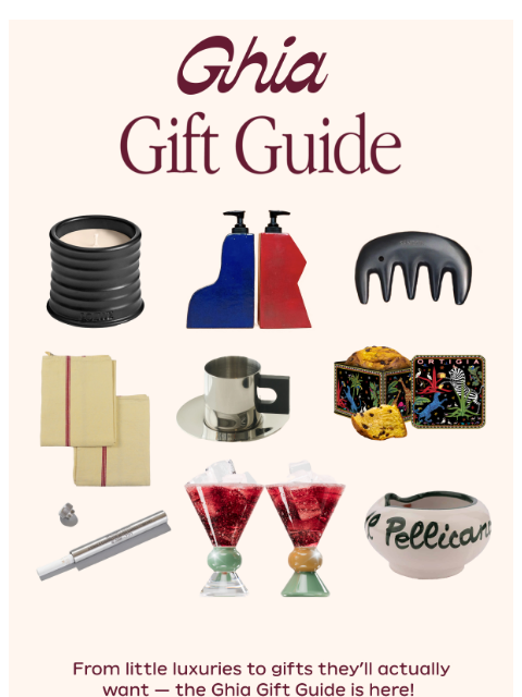 The Ghia Gift Guide is here 🎁 ͏ ͏ ͏ ͏ ͏ ͏ ͏ ͏ ͏ ͏ ͏ ͏ ͏ ͏ ͏ ͏ ͏ ͏ ͏ ͏ ͏ ͏ ͏ ͏ ͏ ͏ ͏ ͏ ͏ ͏ ͏ ͏ ͏ ͏ ͏ ͏ ͏ ͏ ͏ ͏ ͏ ͏ ͏ ͏ ͏ ͏ ͏ ͏ ͏ ͏ ͏ ͏ ͏ ͏ ͏ ͏ ͏ ͏ ͏ ͏ ͏ ͏ ͏ ͏ ͏ ͏ ͏ ͏ ͏ ͏ ͏ ͏ ͏ ͏ ͏ ͏ ͏ ͏ ͏ ͏ ͏ ͏ ͏ ͏ ͏ ͏