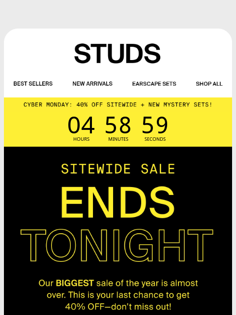 The sitewide sale ends TONIGHT ͏ ͏ ͏ ͏ ͏ ͏ ͏ ͏ ͏ ͏ ͏ ͏ ͏ ͏ ͏ ͏ ͏ ͏ ͏ ͏ ͏ ͏ ͏ ͏ ͏ ͏ ͏ ͏ ͏ ͏ ͏ ͏ ͏ ͏ ͏ ͏ ͏ ͏ ͏ ͏ ͏ ͏ ͏ ͏ ͏ ͏ ͏ ͏ ͏ ͏ ͏ ͏ ͏ ͏ ͏ ͏ ͏ ͏ ͏ ͏ ͏ ͏ ͏ ͏ ͏ ͏ ͏ ͏ ͏ ͏ ͏ ͏ ͏ ͏ ͏ ͏ ͏ ͏ ͏ ͏ ͏ ͏ ͏ ͏ ͏