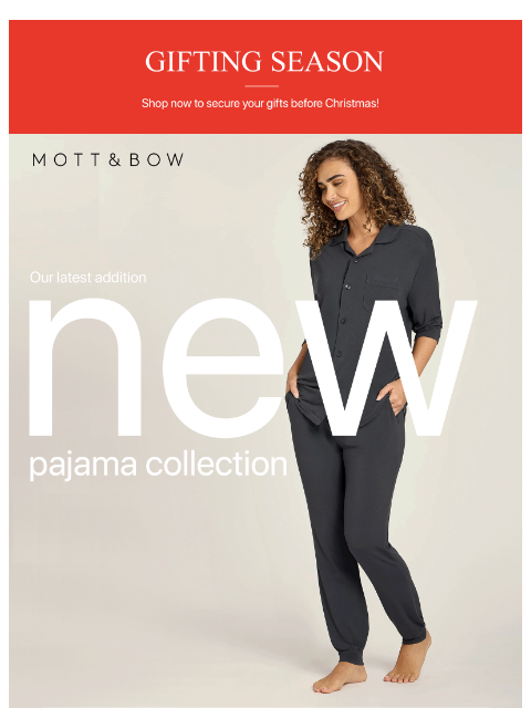 mottandbow newsletter: New in: pajamas that change the game.