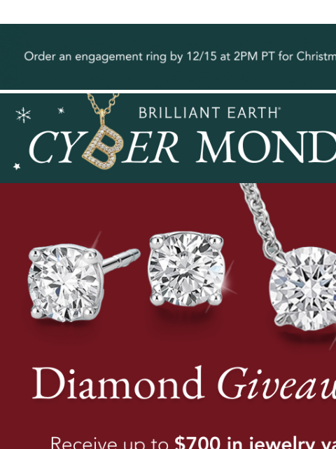 brilliantearth newsletter: LAST CHANCE: Win a 3-carat diamond tennis bracelet...