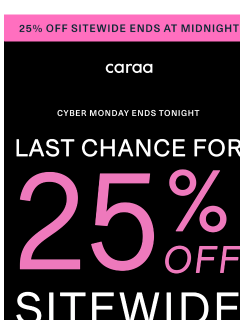 caraa newsletter: Cyber Monday’s Almost Over ⏳