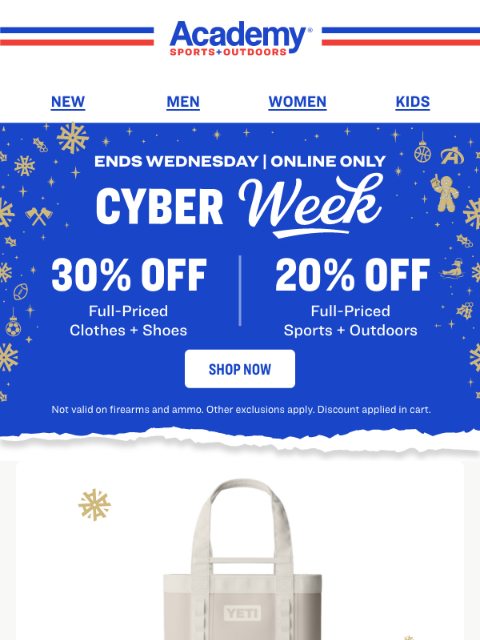 academy newsletter: It’s Getting Hot Tonight: SAVE on Fleece, Heaters,...