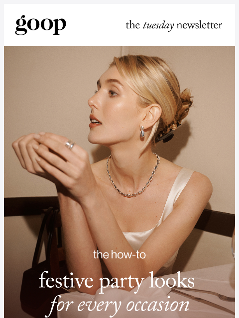 goop newsletter: the Tuesday newsletter