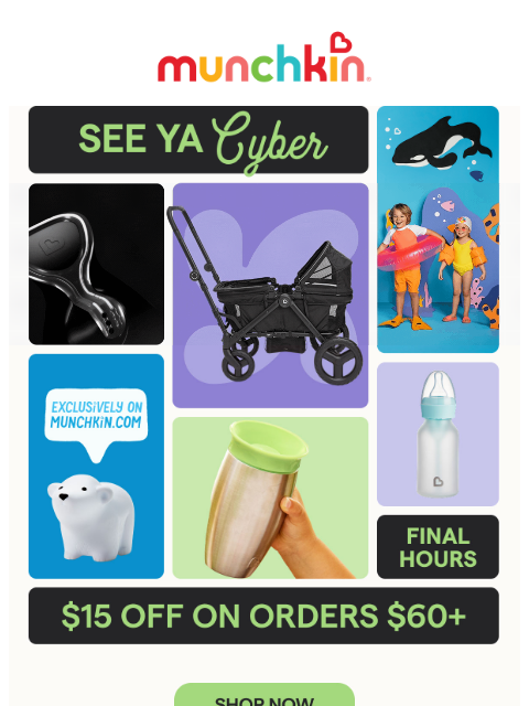 munchkin newsletter: Extended: Cyber Monday Super Sale