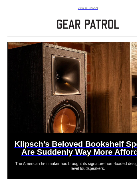 gearpatrol newsletter: These Audiophile-Approved Hi-Fi Speakers Just Got ...