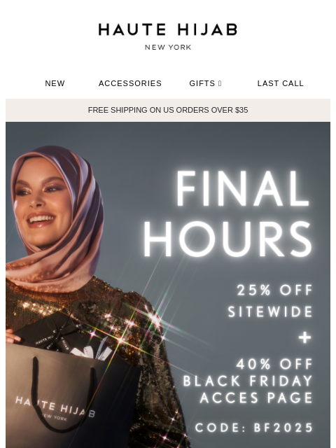 hautehijab newsletter: ⏳ ONLY A FEW HOURS LEFT! DON'T MISS OUT!