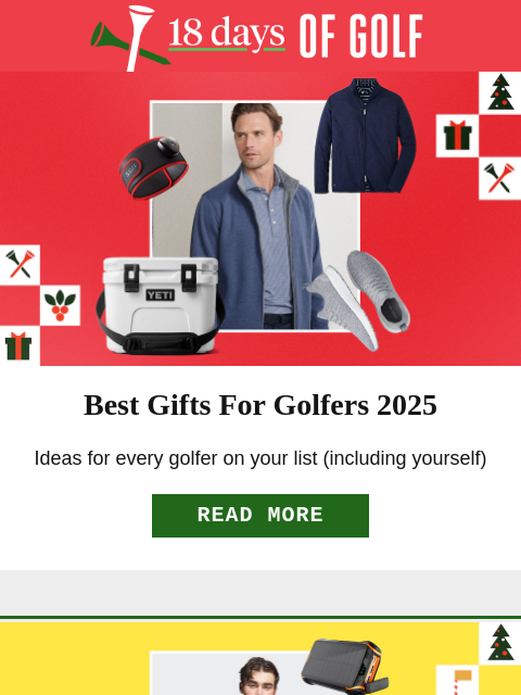 golfdigest newsletter: Know any golfers who love to travel?