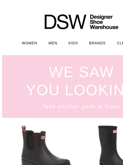 dsw newsletter: Just a wild guess, you need new shoes?