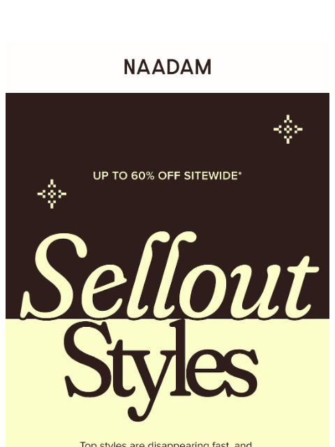 naadam newsletter: LAST CHANCE for best sellers!