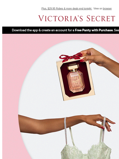 victoriassecret newsletter: Final Hours: 40% Off & 7/$35 Panties