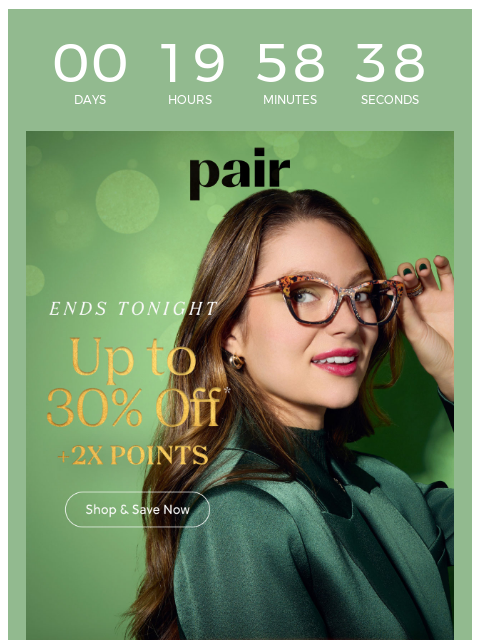 paireyewear newsletter: ⏳Final Hours⏳ on Cyber Savings