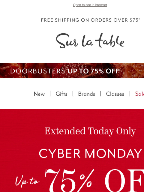 surlatable newsletter: Cyber Monday deals for everyone on your list.