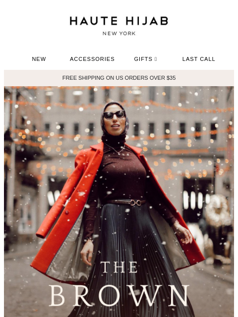 hautehijab newsletter: The Brown Edit 🤎