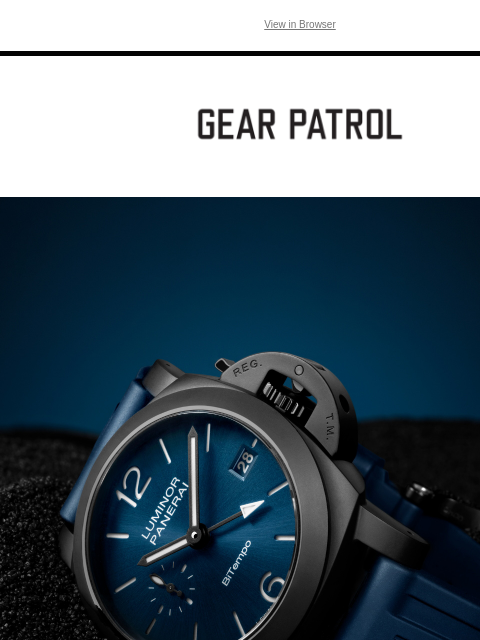 gearpatrol newsletter: Give the Gift of Panerai