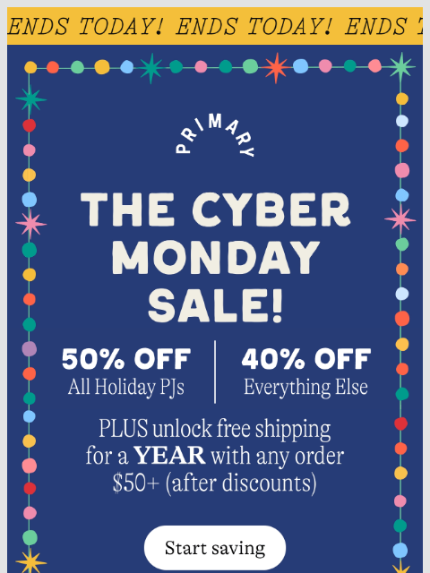 primary newsletter: YOUR LAST CHANCE ⏰ Free Shipping for 365 Days...